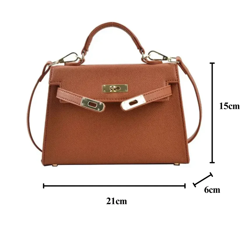 Janna | Elegante borsa a tracolla in stile Kelly